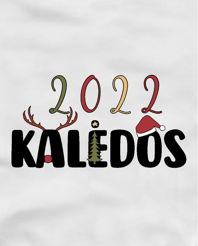marškinėliai 2022 Kalėdos